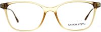 Giorgio Armani Damen Brillenfassung AR7094 5450 52mm - Kunststoff Vollrand - Beige