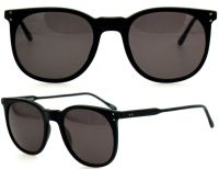 Vintage l.a.Eyeworks Sonnenbrille Basic Glasses 1986 101 M - 133mm - Schwarz Matt - Unisex