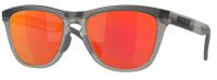 Oakley Unisex Sonnenbrille OO9284-01 55mm Frogskins Range - Grau Transparent Matt - Prizm Ruby