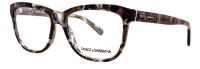 Dolce&Gabbana Damen Brillenfassung DG3244 2933 55mm - Kunststoff Vollrand - Grau Gemustert